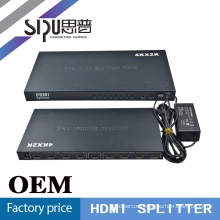 SIPU Metal case hdmi splitter 1x8 for HDTV support 4k*2k silver, black color